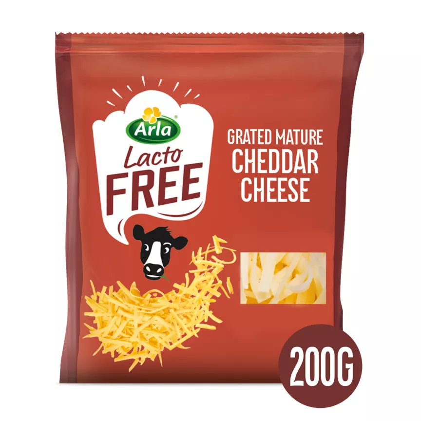 Arla Lactofree Mature Cheddar Grated Cheese 200g