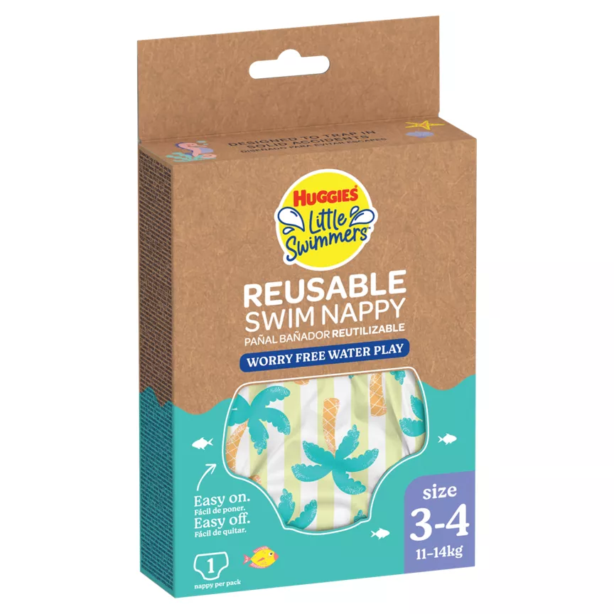 Huggies Little Swimmers Reusable Swim Nappy Size 3-4