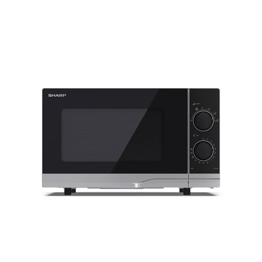 Sharp Compact 20 Litre 700W Manual control Microwave - Silver