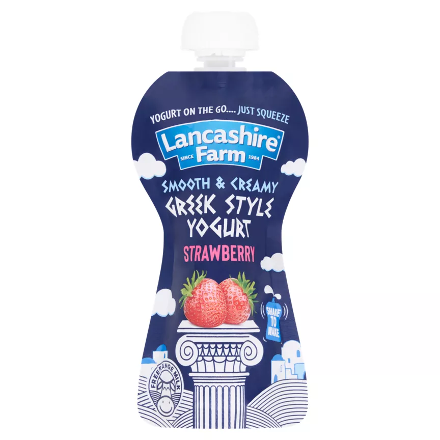 Lancashire Farm Greek Style Yogurt Strawberry 125g