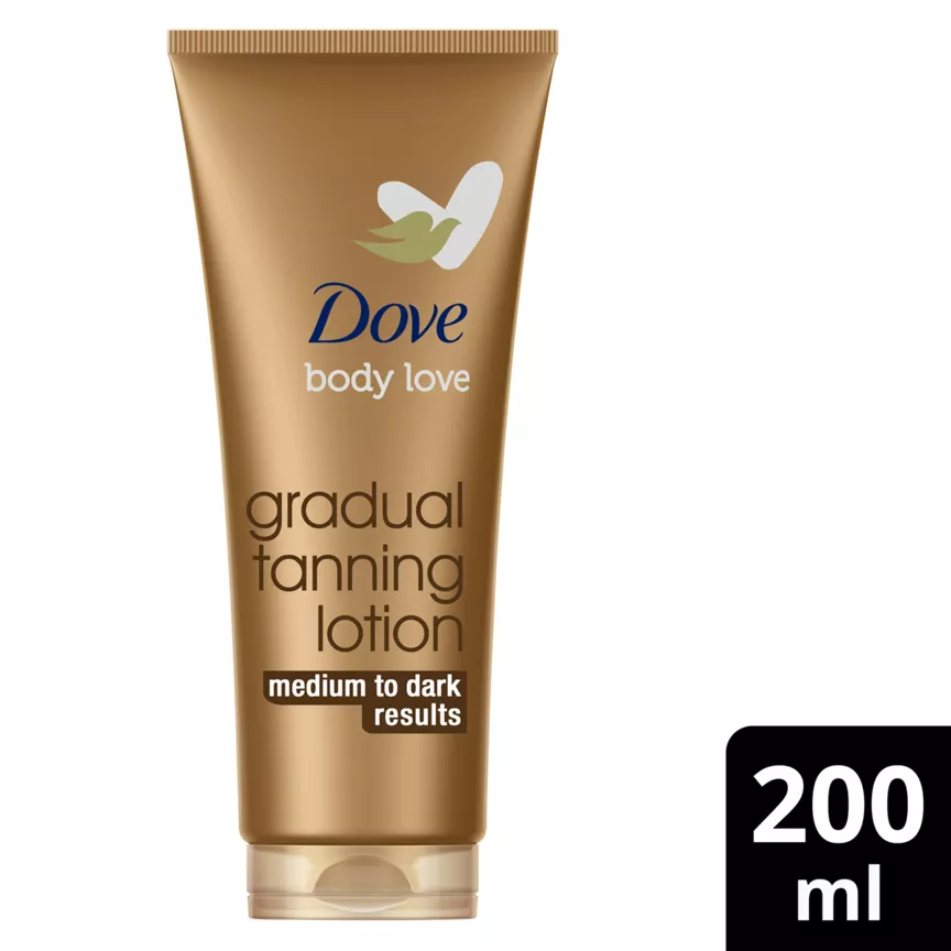 Dove Gradual Tanning Lotion - Medium To Dark