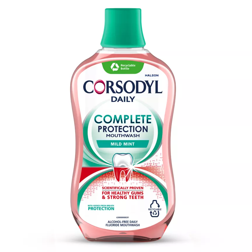 Corsodyl Daily Mild Mint Complete Protection Mouthwash