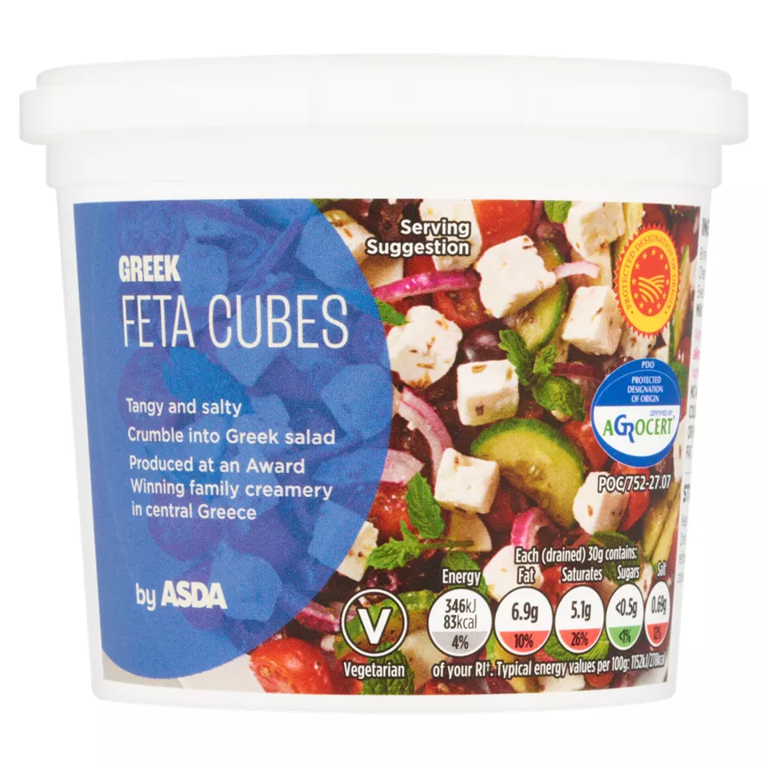 ASDA Feta Cheese Cubes 150g