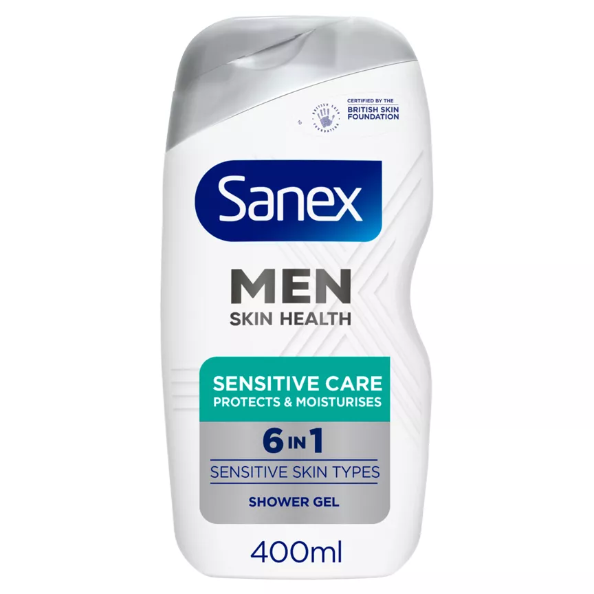 Sanex Men Skin Health Sensitive Care Shower Gel - Image 1