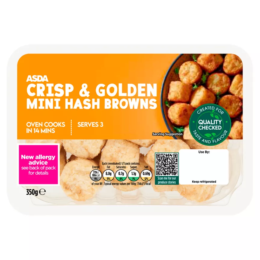 ASDA Crisp & Golden Mini Hash Browns