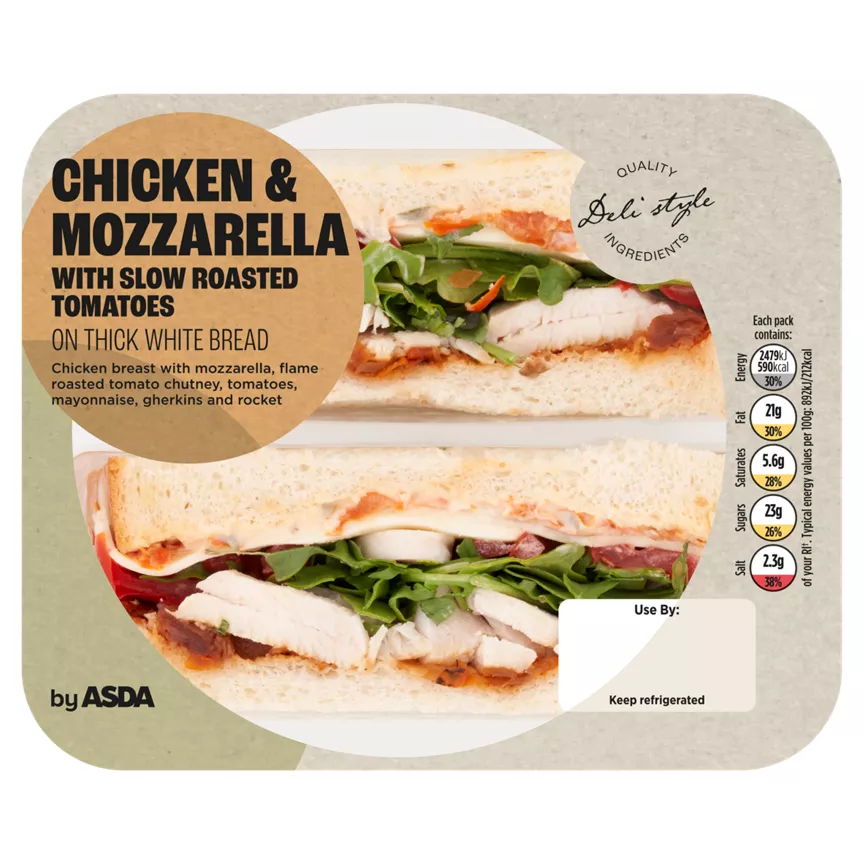 ASDA Chicken & Mozzarella with Slow Roasted Tomatoes