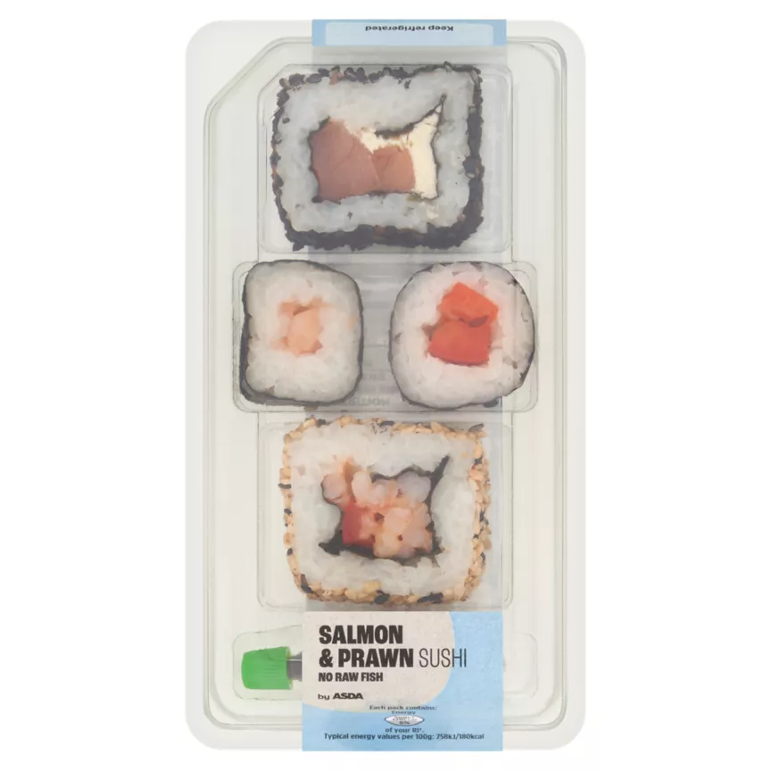 ASDA Salmon & Prawn Sushi