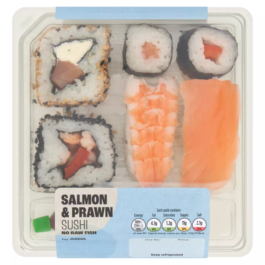 ASDA Salmon & Prawn Sushi