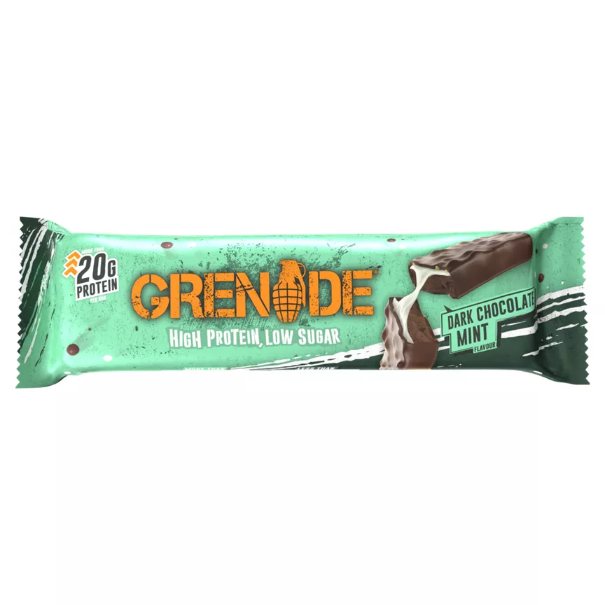 Grenade Dark Chocolate Mint Flavour High Protein Bar