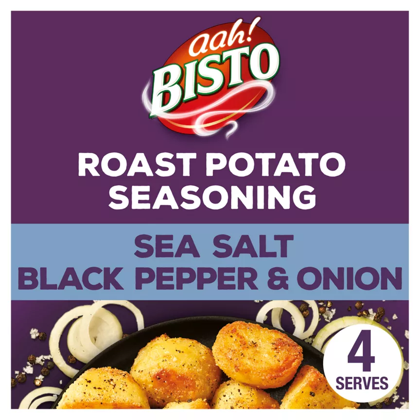 Bisto Crispy Roast Potato Seasoning Sea Salt Black Pepper & Onion 40g