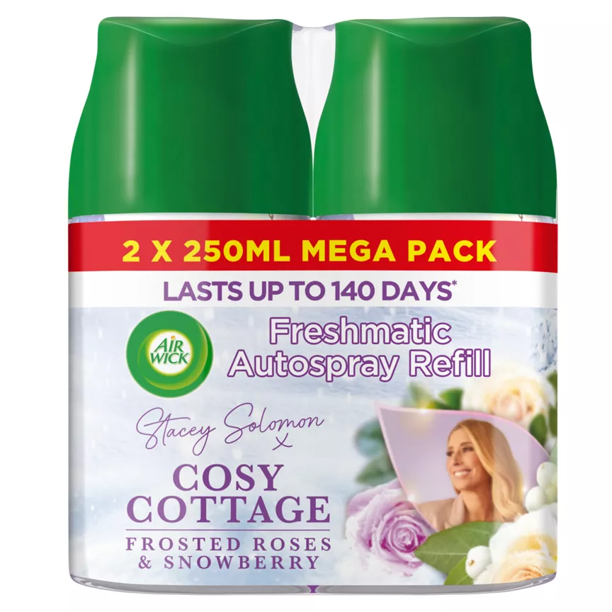 Air Wick Cosy Cottage Freshmatic Autospray Twin Refill 2x250ml