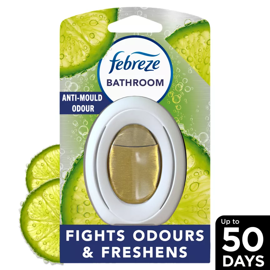 Febreze Bathroom, Continuous Air Freshener Citrus To Fight Mouldy Odour 1 Count