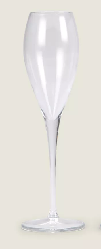 George Home Clear Champagne Glasses