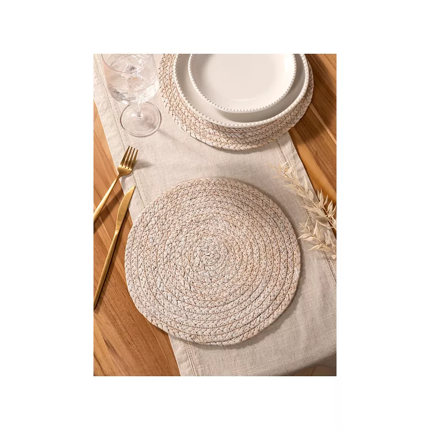 At Home with Stacey Solomon White-Washed Placemats - Set of 2