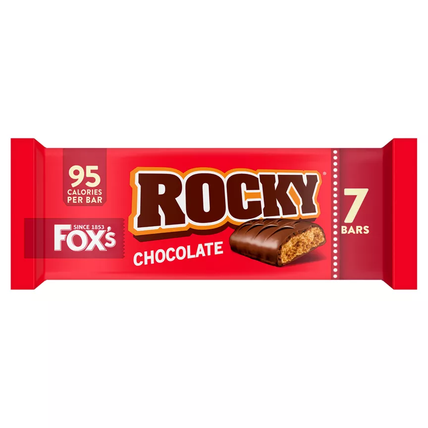 Fox's Rocky Chocolate Bars 7 x 19g (133g) - Image 1