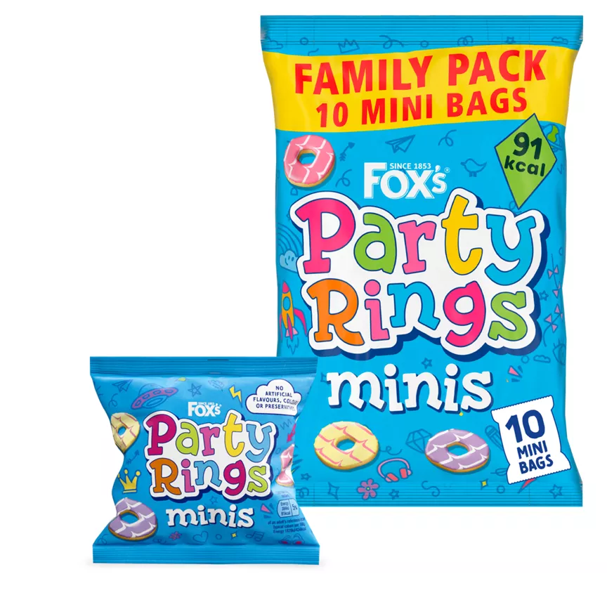 Fox's Party Rings Minis 10 x 21g