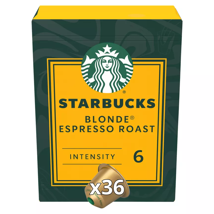 Starbucks Blonde Espresso Roast 36 Aluminium Capsules 188g