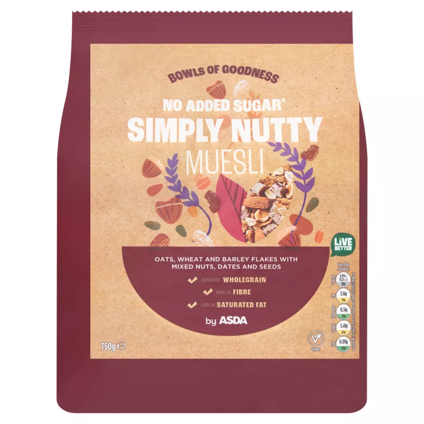 ASDA Simply Nutty Muesli 750g