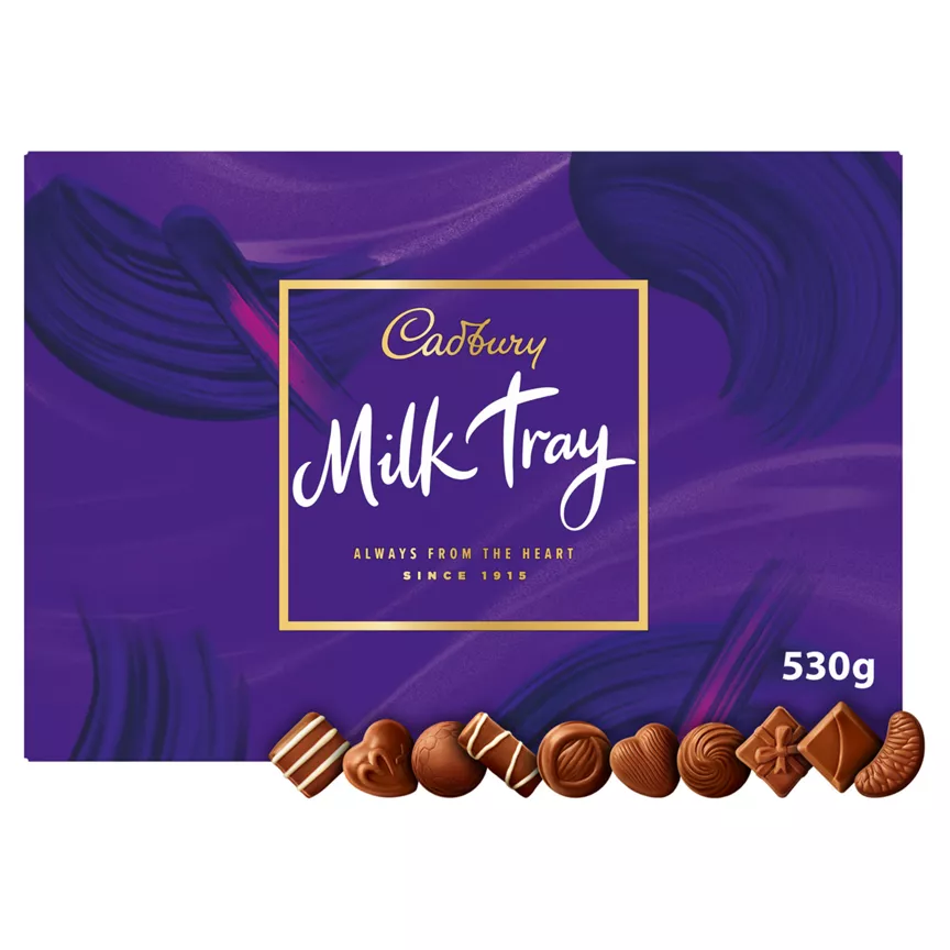 Cadbury Milk Tray Chocolate Box 530g - Image 1