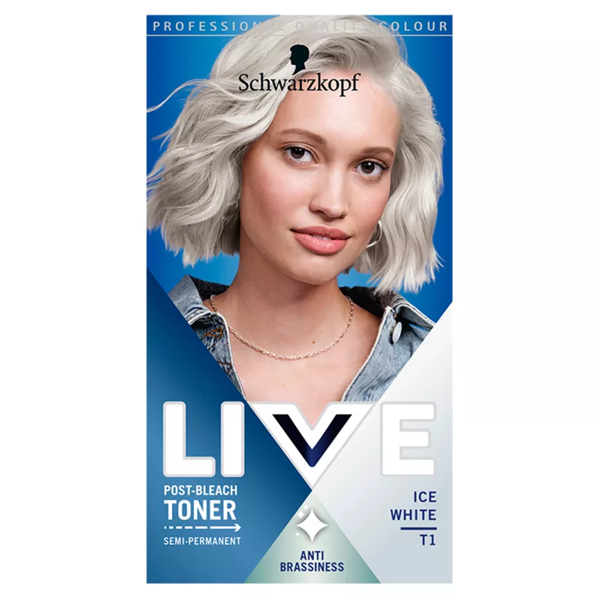 Schwarzkopf Live Ice White Post-Bleach Toner Semi-Permanent