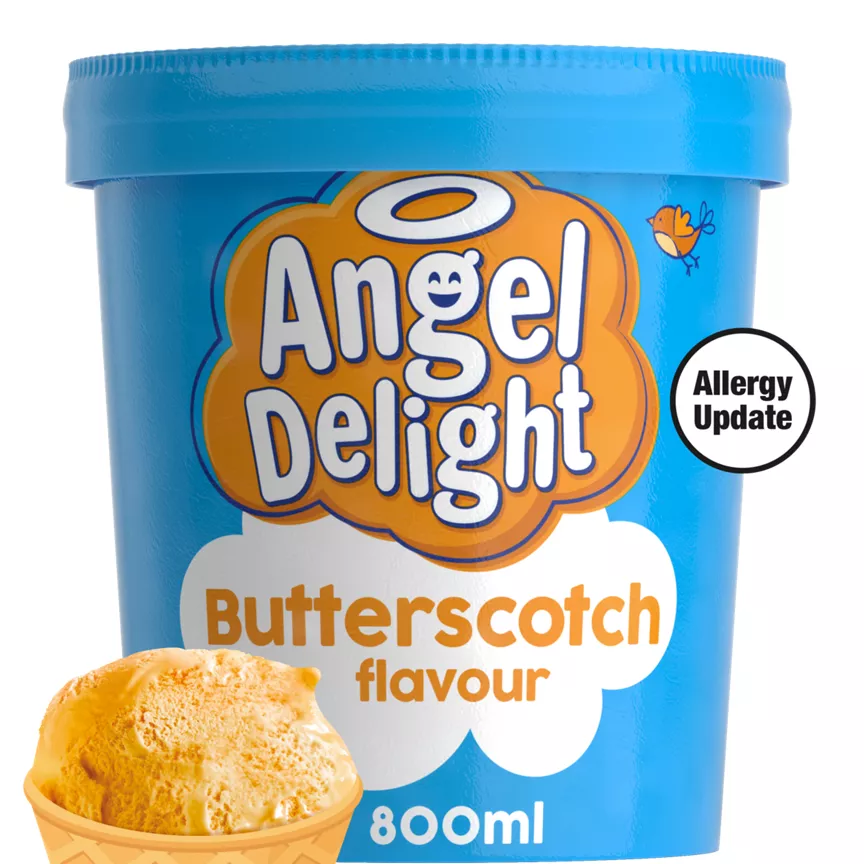 Angel Delight Soft Serve Ice Cream Butterscotch Flavour 800ml