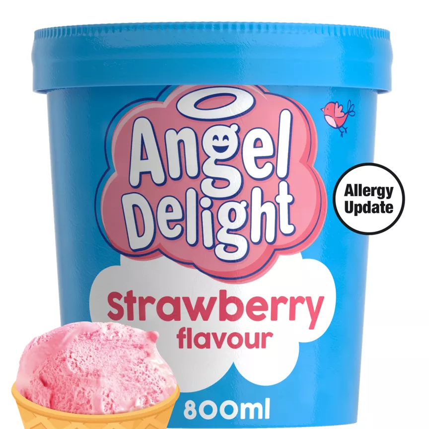 Angel Delight Soft Serve Ice Cream Strawberry Flavour 800ml