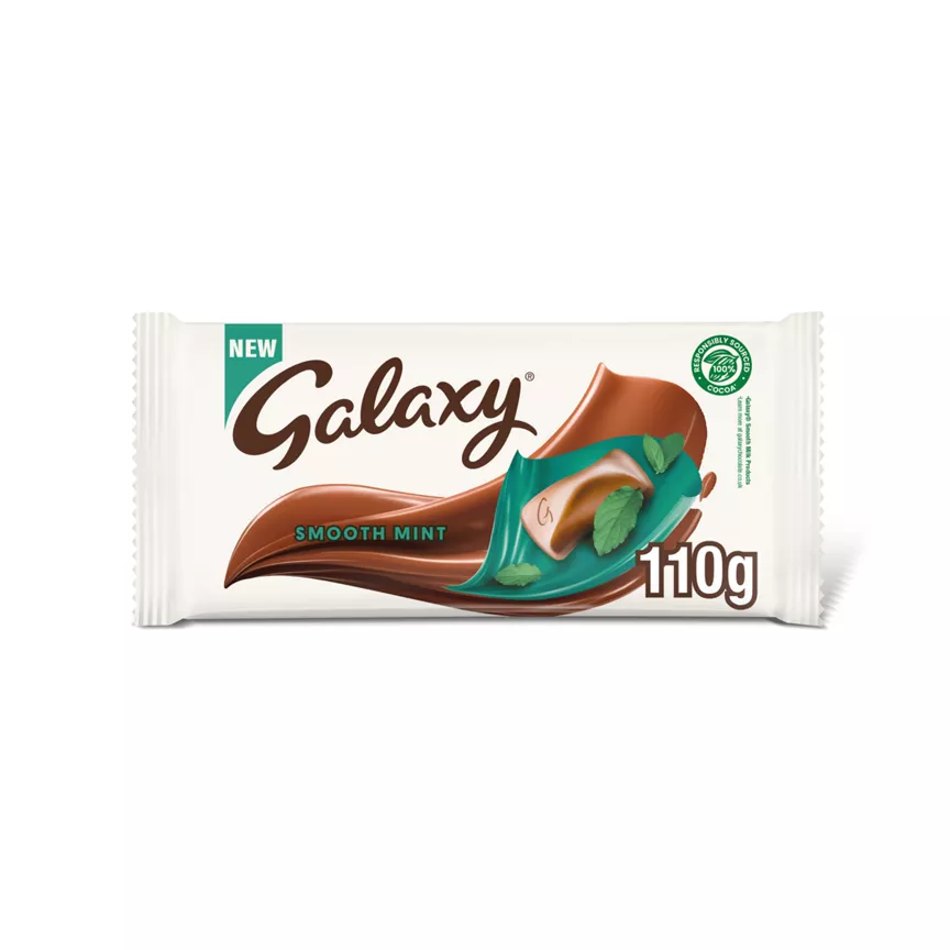 Galaxy Smooth Mint Chocolate Block Bar