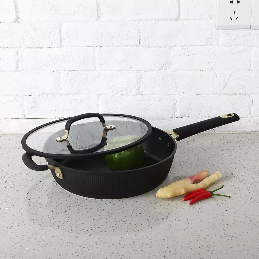 George Home Black Barbican Saute Pan 28cm
