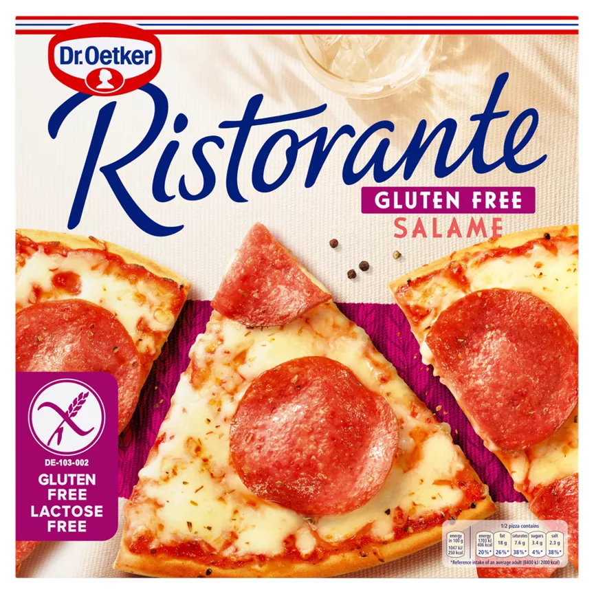 Dr. Oetker Ristorante Gluten Free Salame Pizza 315g