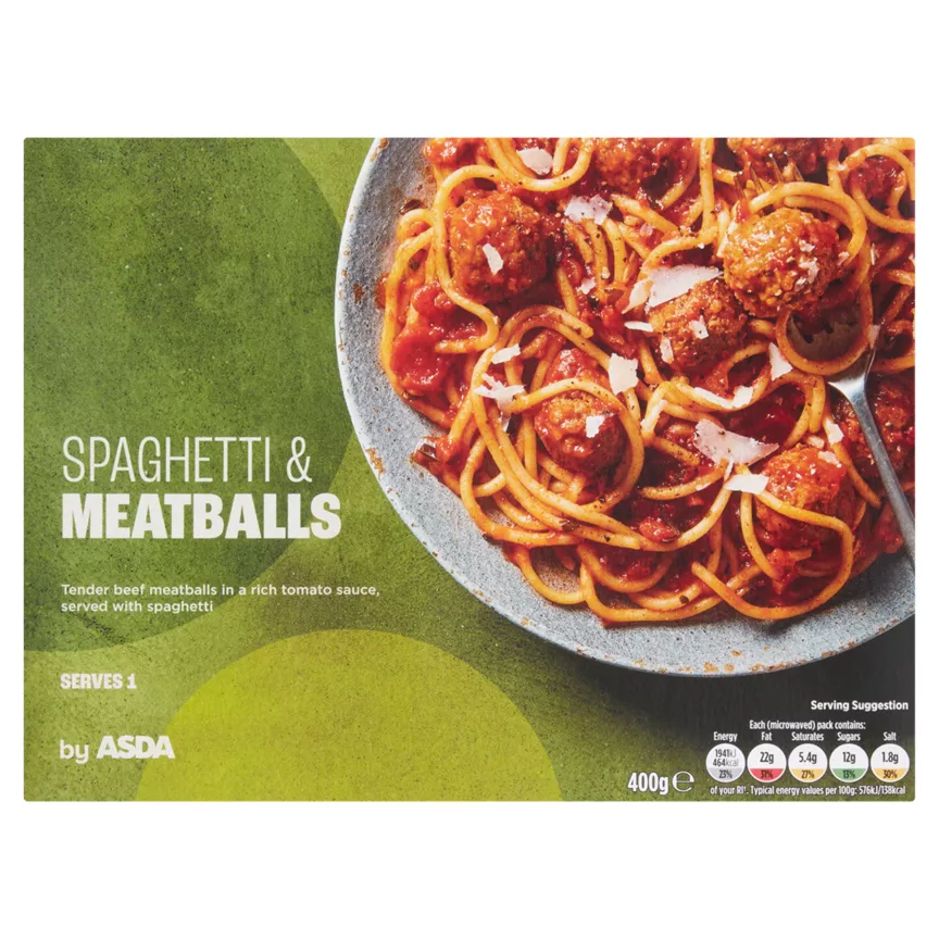 ASDA Spaghetti & Meatballs 400g