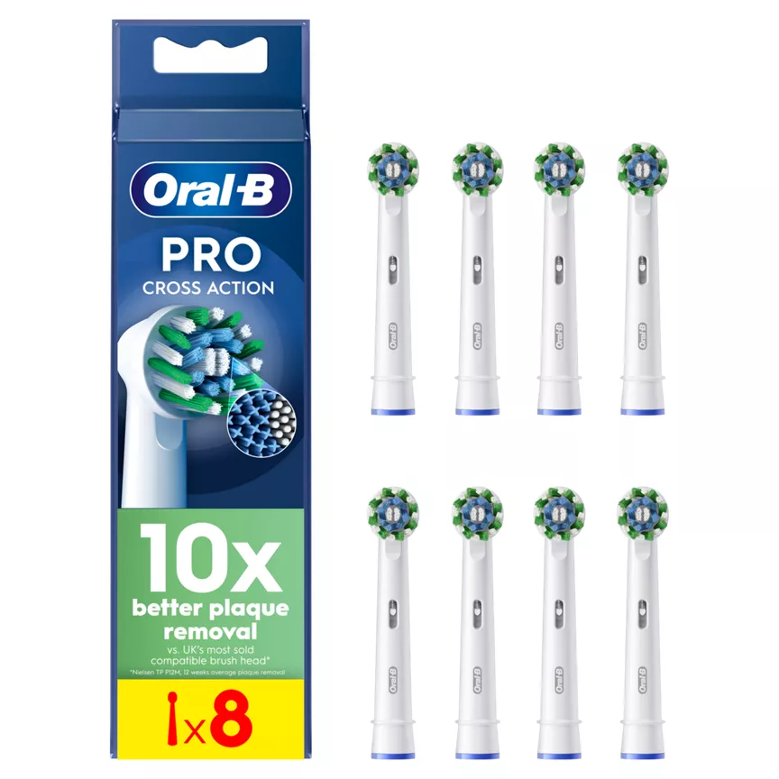 Oral-B Pro Cross Action Toothbrush Heads - Image 1