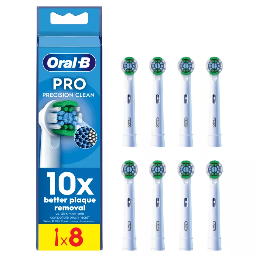 Oral-B Pro Precision Clean Electric Toothbrush Heads, 8 Counts