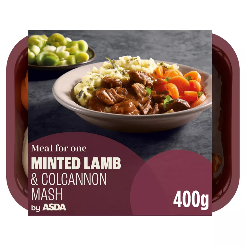 ASDA Minted Lamb & Colcannon Mash Meal for One 400g