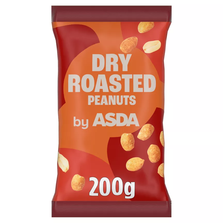 ASDA Dry Roasted Peanuts 200g