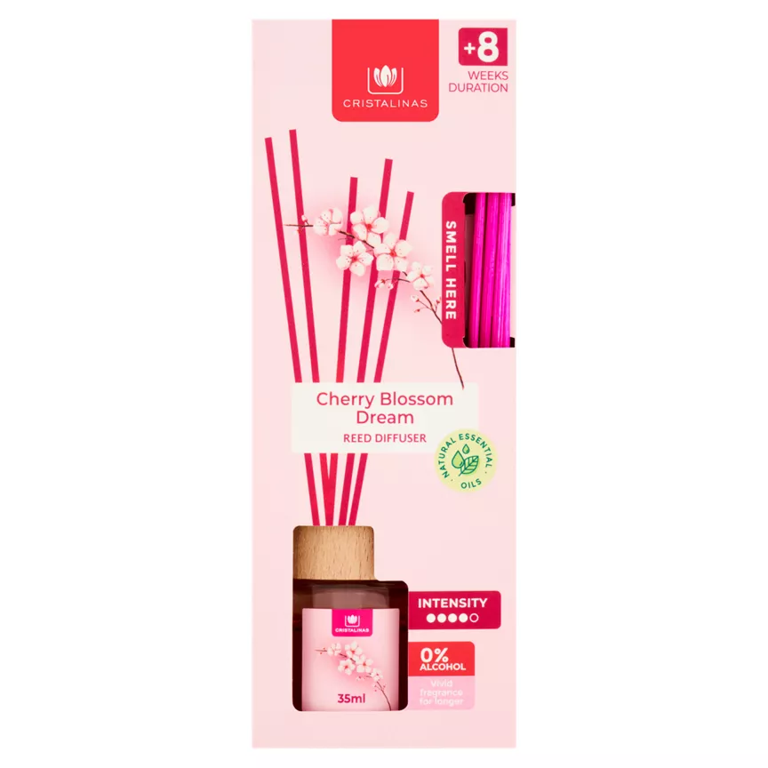 Cristalinas Cherry Blossom Dream Reed Diffuser