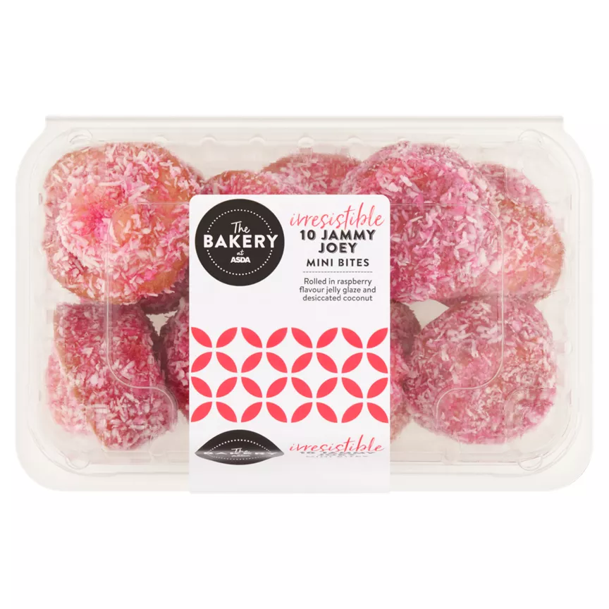 The BAKERY at ASDA Irresistible Jammy Joey Mini Bites 240g