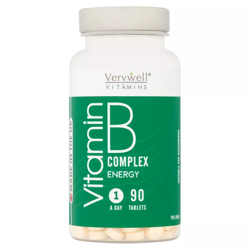 Verywell Vitamin B Complex Energy 1 A Day 90 Tablets