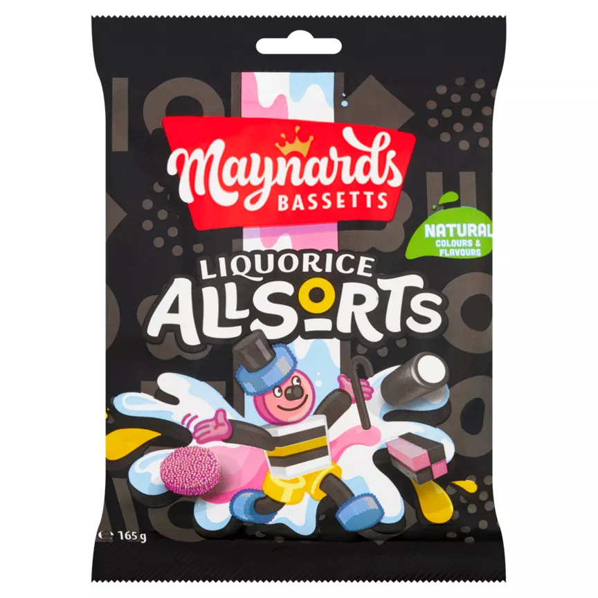 Maynards Bassetts Liquorice Allsorts 165g