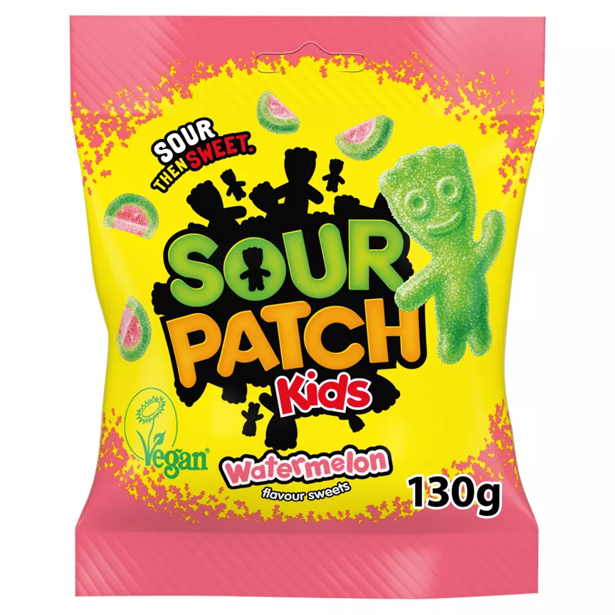 Sour Patch Kids Watermelon Flavour Sweets 130g - Image 1