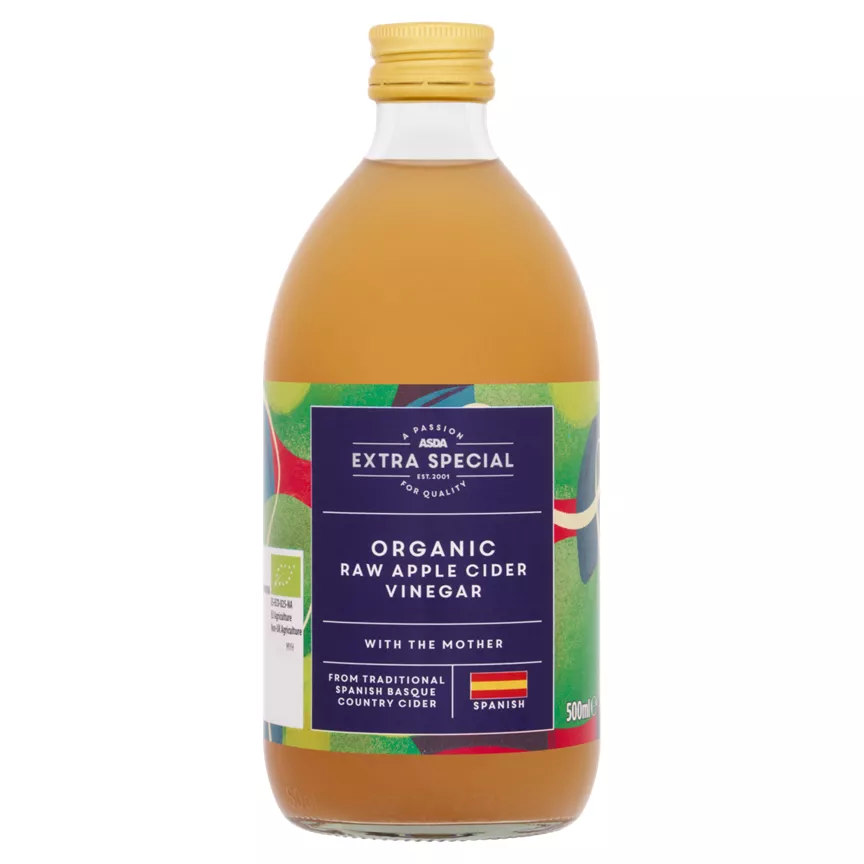 ASDA Extra Special Organic Raw Apple Cider Vinegar 500ml