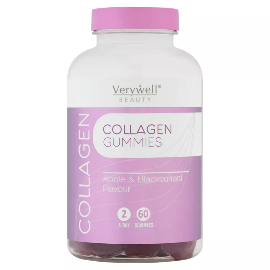 Verywell Beauty Collagen Gummies Apple & Blackcurrant Flavour 60 Gummies