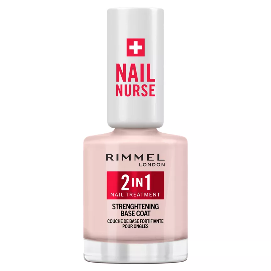 Rimmel London Nail Care 2 in 1 Base Coat & Strengthener