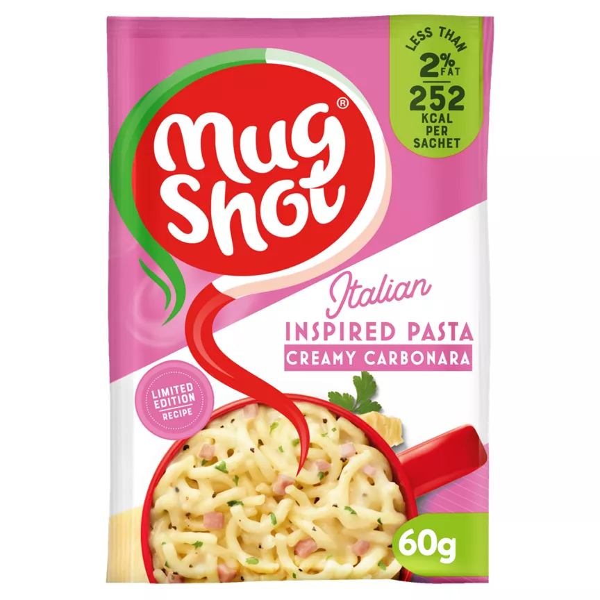 Mug Shot Italian Inspired Pasta Creamy Carbonara 60g