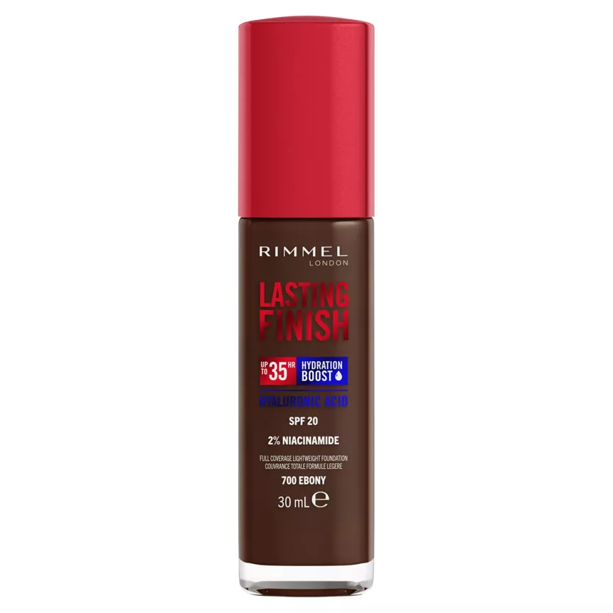 Rimmel London Lasting Finish 35 Hour Foundation 700 Ebony