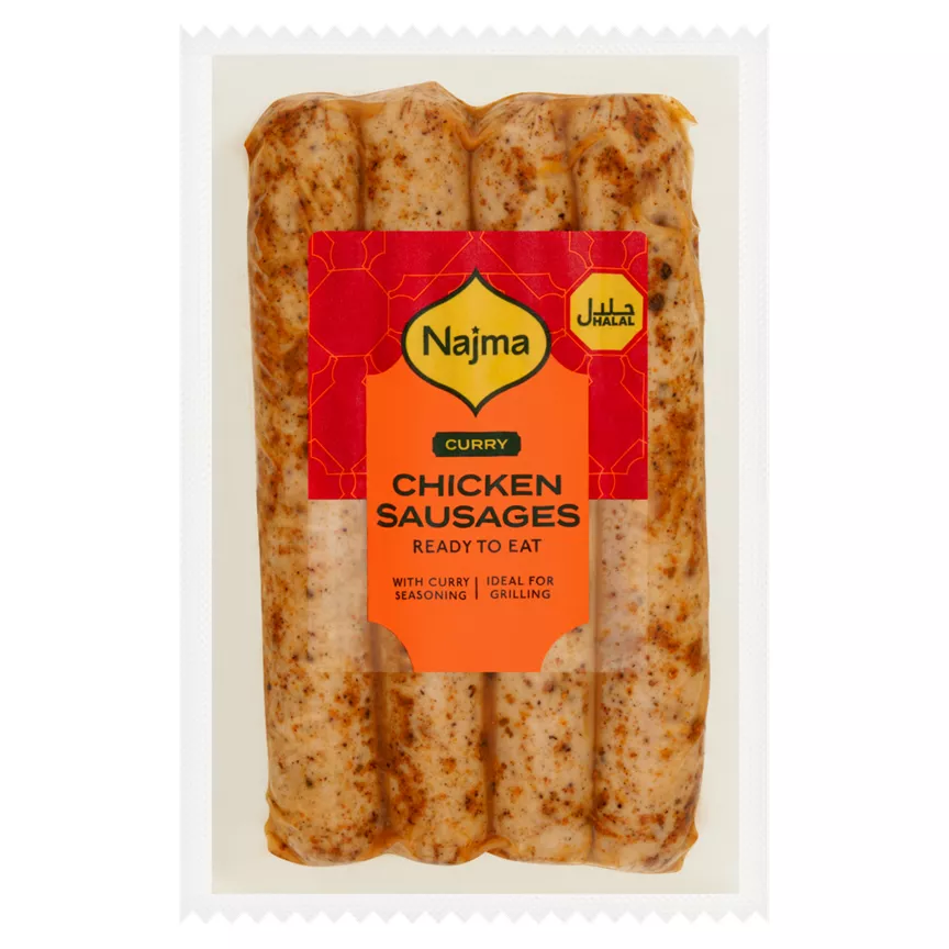 Najma Curry Chicken Sausages 250g