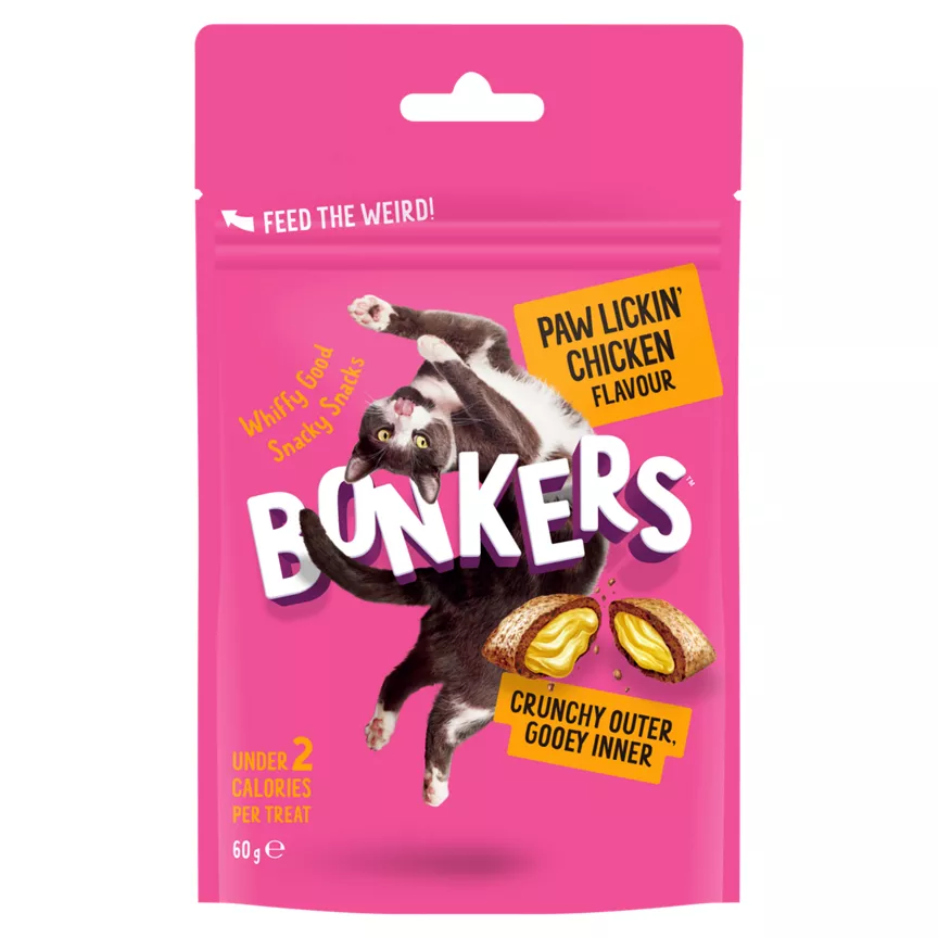 Bonkers Paw Lickin' Chicken Flavour 60g