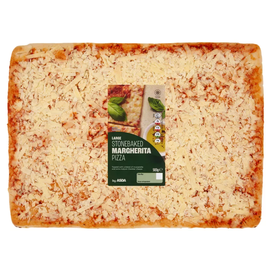 ASDA Large Stonebaked Margherita Pizza 503g