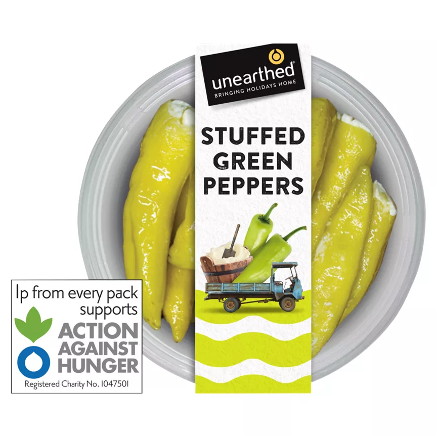 Unearthed Stuffed Green Peppers 150g