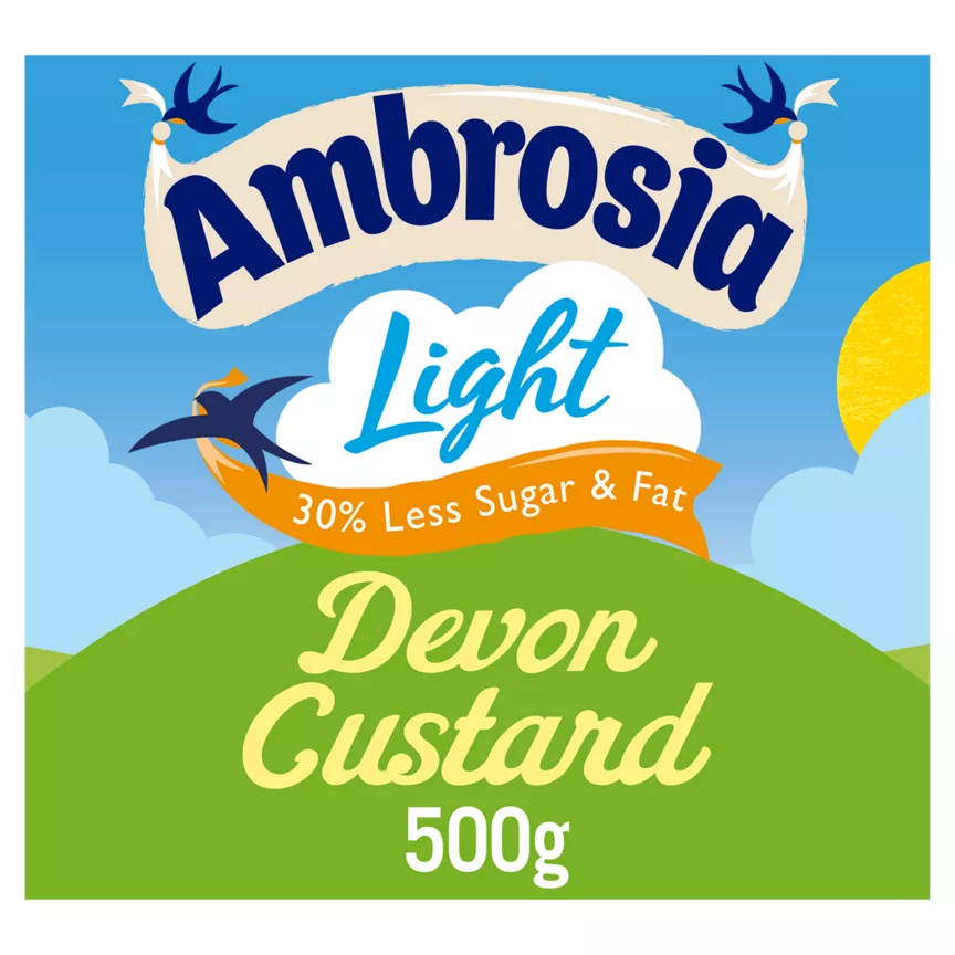 Ambrosia Light Devon Custard 500g - Image 1