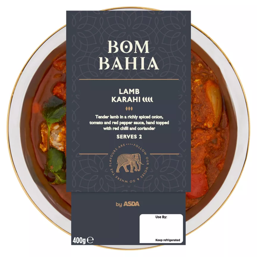 Bom Bahia by ASDA Lamb Karahi 400g